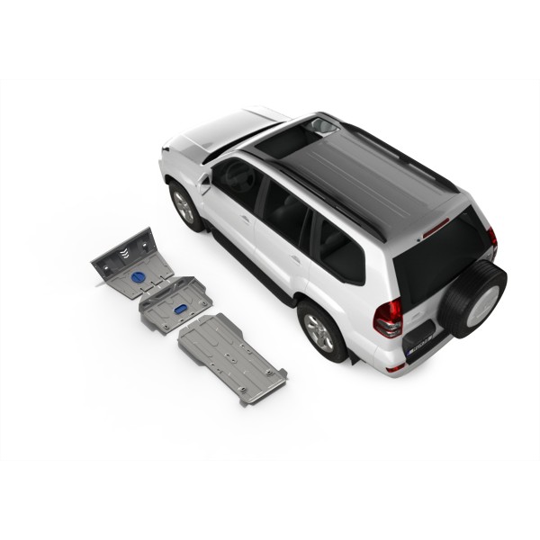 Kit de protection complet en aluminium (3...
