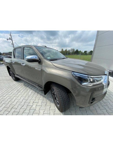 Kit mit 2 verstärkten Trittbrettern oder Seitenschwellern Toyota Hilux Revo (2020 bis aktuell) - Fabryka 4x4