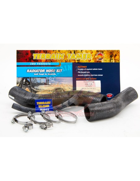 Reinforced radiator hose kit for Toyota Hilux Vigo - Terrain Tamer
