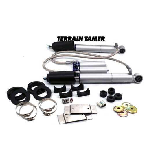Adjustable shock absorber kit with separate...