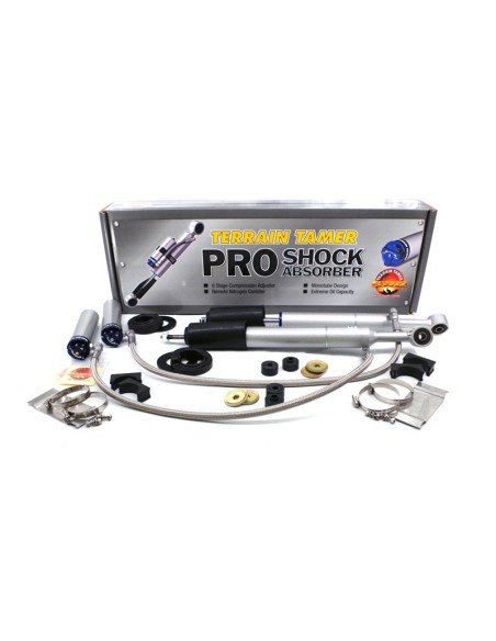 Kit von 2 einstellbaren Stoßdämpfern mit separatem Behälter (hinten) für Nissan Navara D23 NP300 / Mercedes X-Klasse - Terrain T