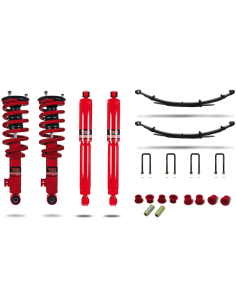 Complete reinforced suspension kit +40mm +150kg Nissan...