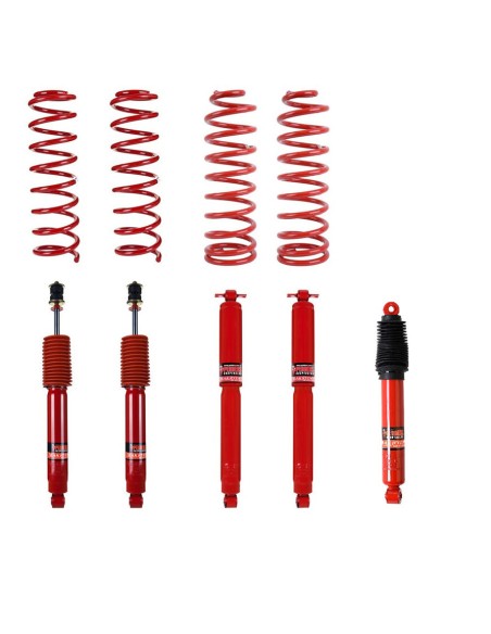 Kit de suspension +50mm Jeep Wrangler JK (5p) standard - Pedders