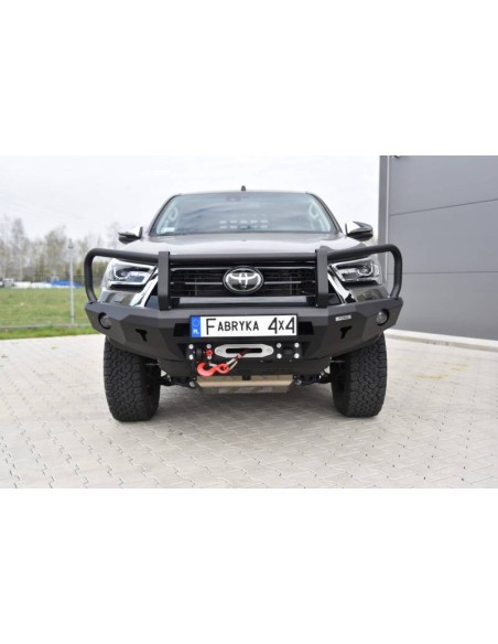 Parachoques delantero de acero reforzado Toyota Hilux Revo (2020 - ) - Fabryka 4x4