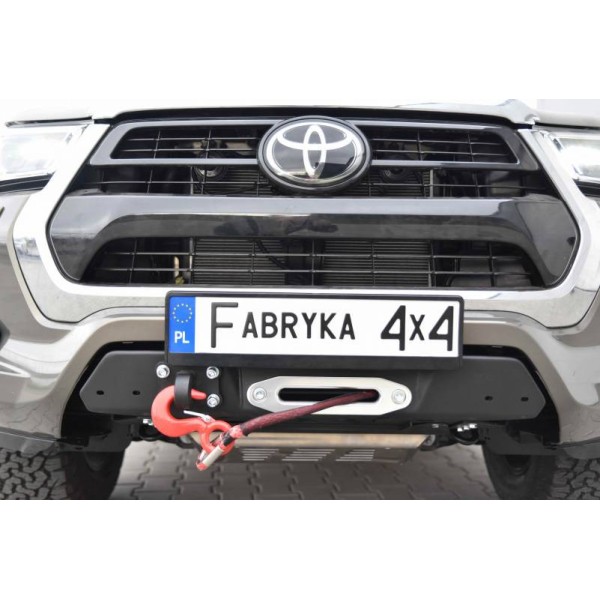 Front bumper made of reinforced slim steel...