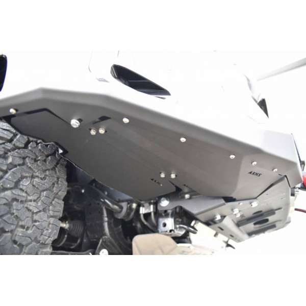Front bumper made of reinforced slim steel...