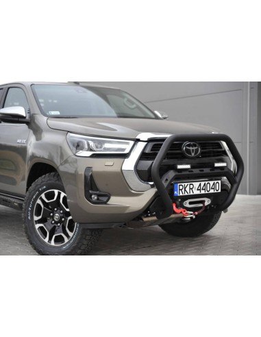 Bullbar fourche front acier renforcé slim hilux revo (2020 devant) - Fabryka 4x4