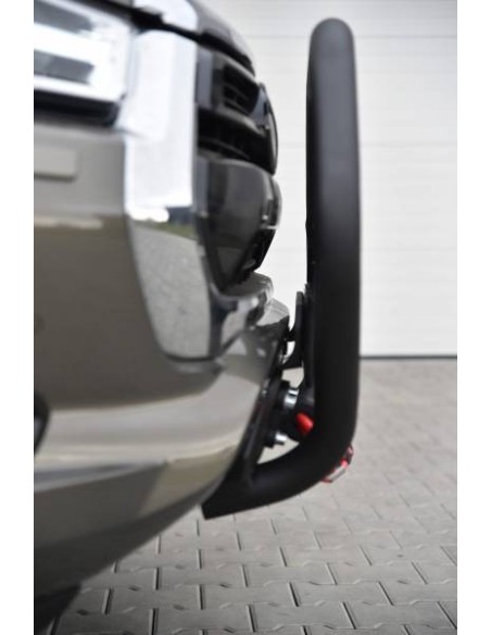 Bullbar steel reinforced slim front bumper Toyota Hilux Revo (2020 - ) - Fabryka 4x4