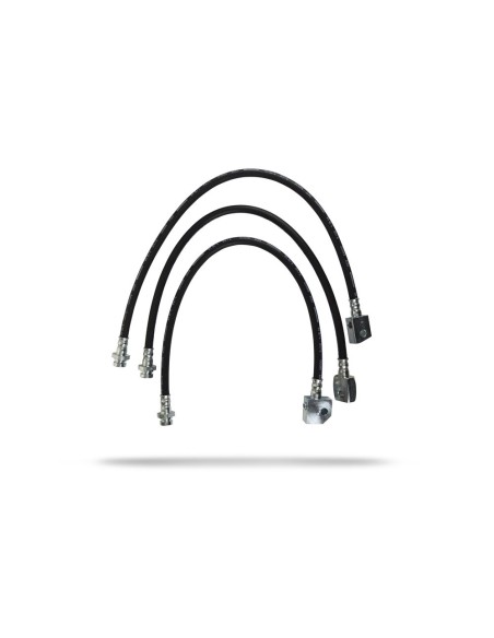 Kit de 3 flexibles de frein renforcés (+50 / 120mm) - Nissan Patrol Y61 - Pedders
