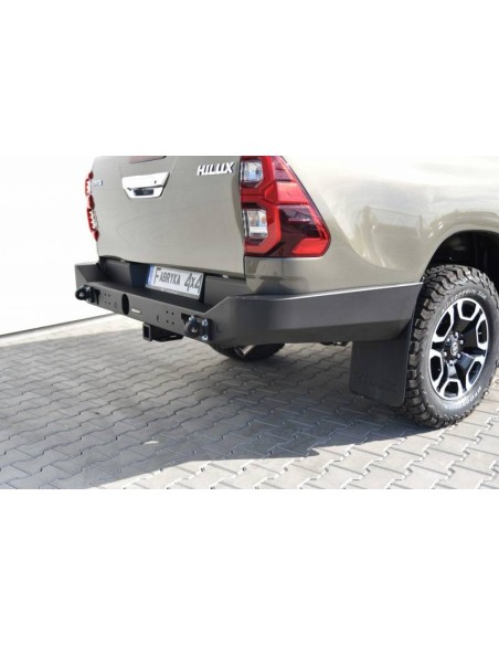 Bumper arrière long en acier renforcé Toyota Hilux Revo (2020 - ) - Fabryka 4x4