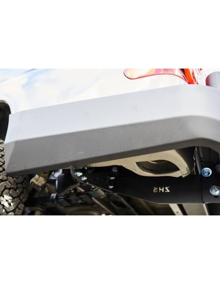 Parachoques trasero largo de acero reforzado Toyota Hilux Revo (2020 - ) - Fabryka 4x4