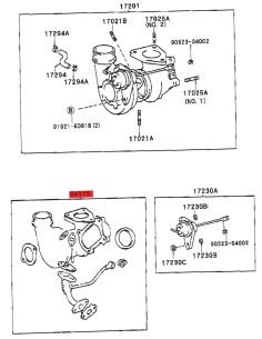 Kit de joints turbo pour Toyota Land Cruiser J9 (1kzte) -... 2