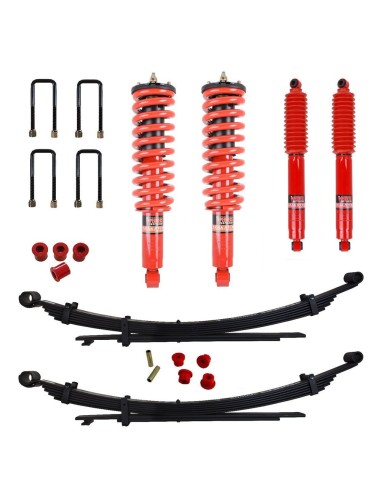 Extra heavy duty reinforced full suspension kit +40mm/500kg isuzu dmax (2012-2017) - Pedders