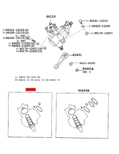 Kit de reparo para caixa de direção do eixo para a Hilux... 2