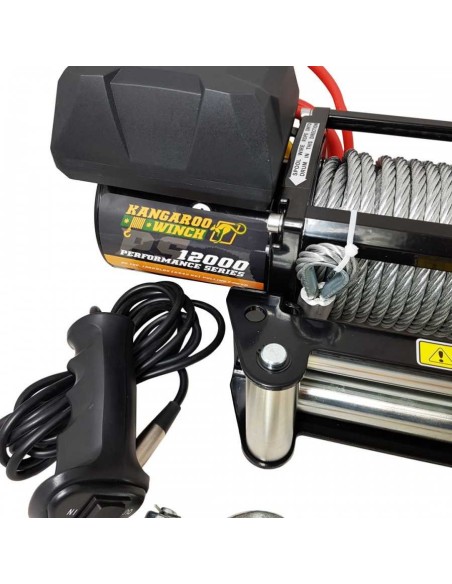 Cabrestante performance 12k (5443kg / cable acero) - Kangaroowinch