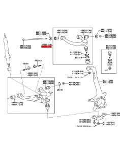 Front left upper control arm for Toyota Hilux - Original... 2