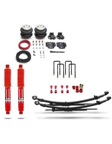 Mitsubishi l200 rear suspension with load + balloons (2006-2015)- Pedders