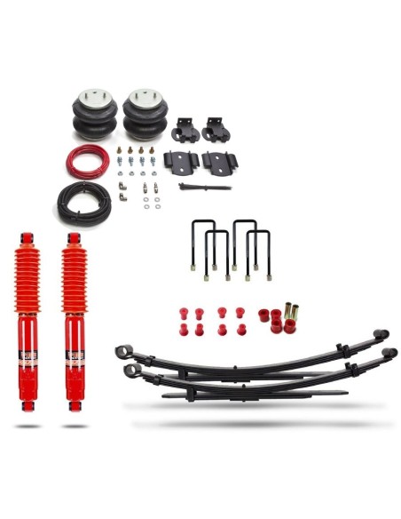 Kit de suspension arrière Mitsubishi L200 avec ressorts + balles (2006 - 2015) - Pedders