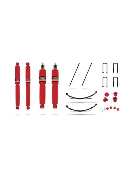 Reinforced suspension kit +45 mm Toyota Hilux (1997 - 2005) - Pedders