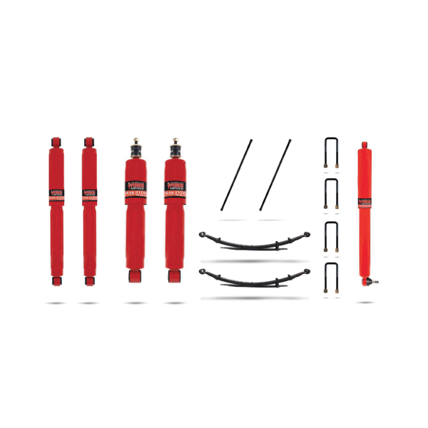 Kit de suspensão reforçado +45 mm com...