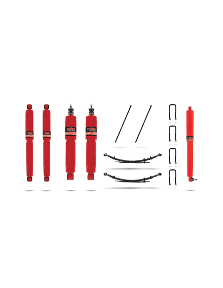 Reinforced +45 mm suspension kit with steering damper for Toyota Hilux (1997 - 2005) - Pedders