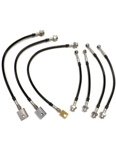 Kit de durites de frein en acier inoxydable renforcé...