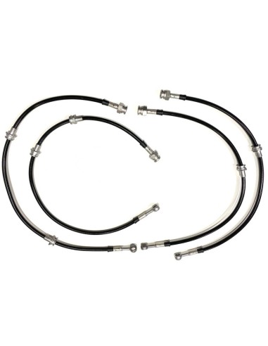 Kit aus Edelstahl verstärkte Bremsleitungen...