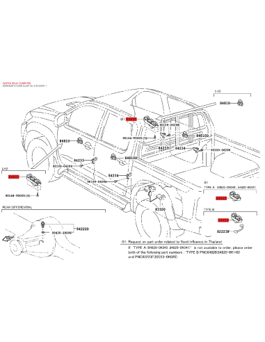 Driver's door switch panel Toyota Hilux Vigo...
