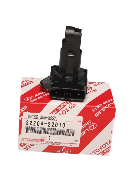 Mass Air Flow Sensor for Toyota Land Cruiser J12 / RAV4 (gasoline engine) - Original Toyota Land Cruiser