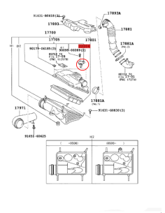 Débitmètre Pour Toyota Land Cruiser J15 / Toyota Hilux -... 2