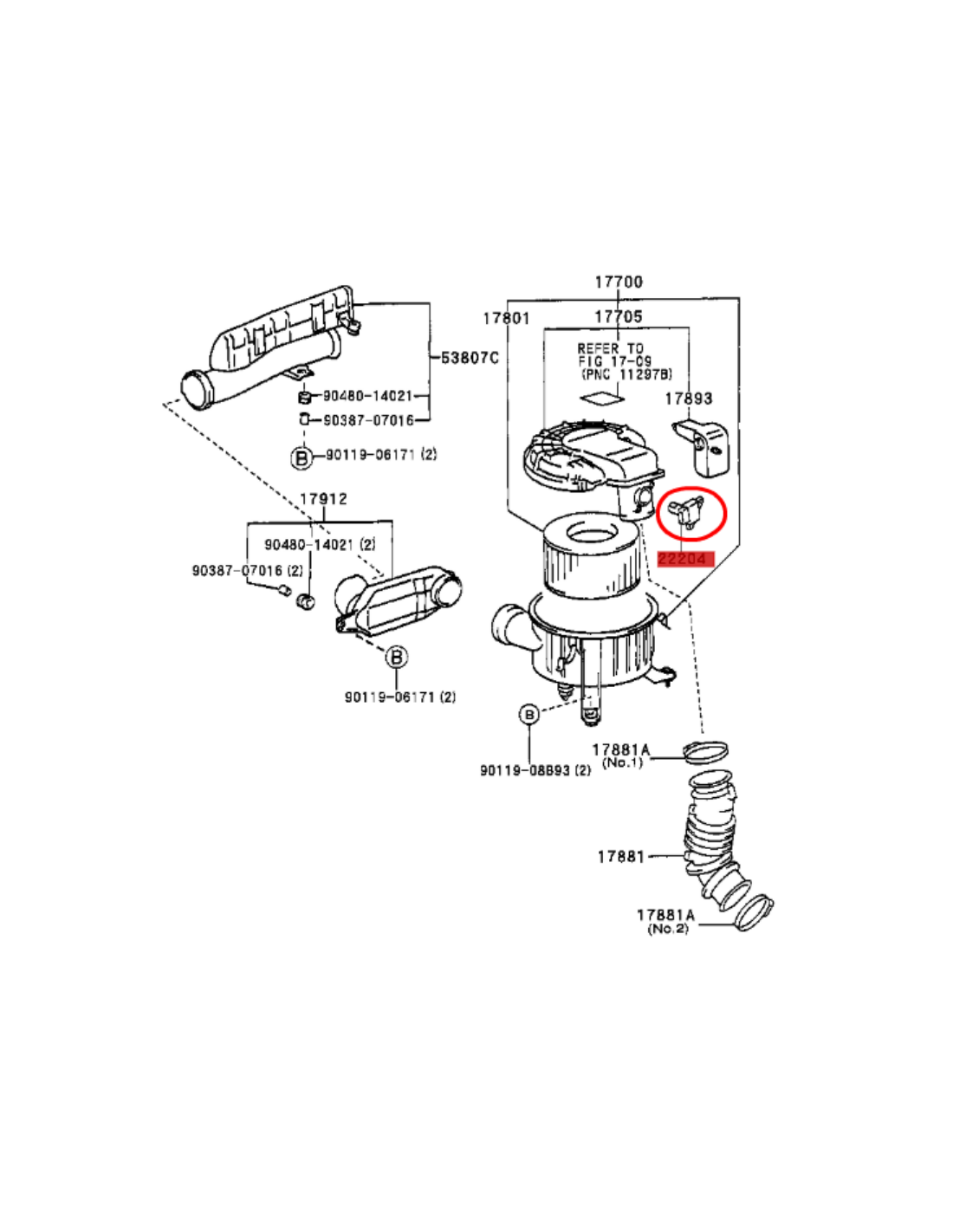 Sensore Flusso D'Aria Massimo (MAF) Per Mazda 3/5/6/MX-5 – Ricambio Originale - 3