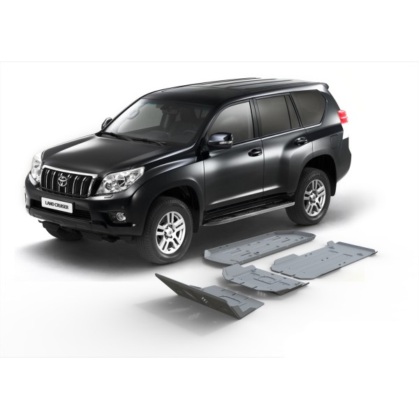 Kit de 4 protections en aluminium de 6 mm pour...