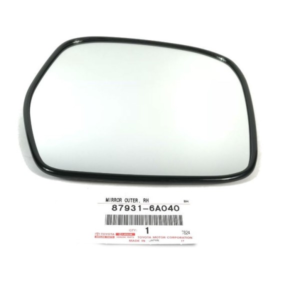 Miroir ou verre rétroviseur gauche, Pour Toyota...