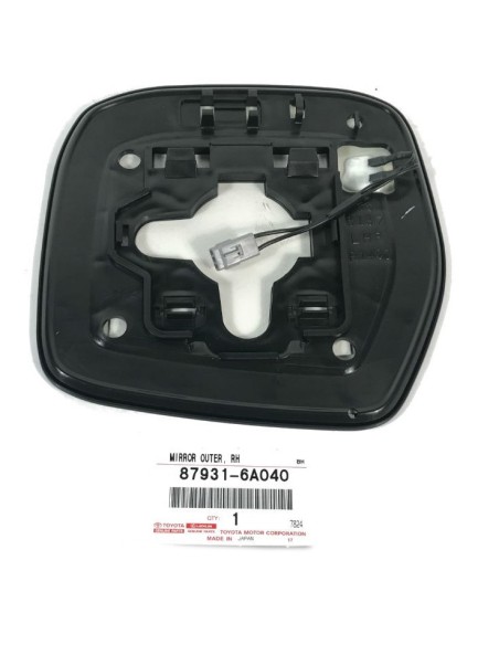 Specchio o vetro retrovisore sinistro J10 - Originale Toyota Land Cruiser