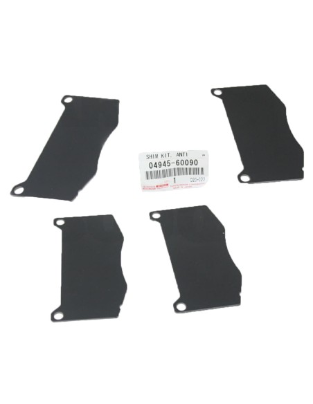 Kit de 8 peças de fixação das pastilhas de freio das pinças dianteiras para Toyota Land Cruiser J15 - Original Toyota Land Cruis