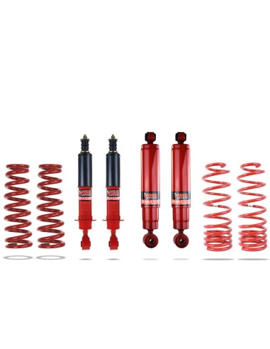 Full suspension kit reinforced +40mm Nissan Navara D23 (2015-New) - PEDDERS