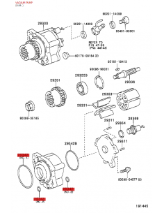 Torica bomba vacio Para Toyota Land Cruiser J9 / 12 / 15... 2