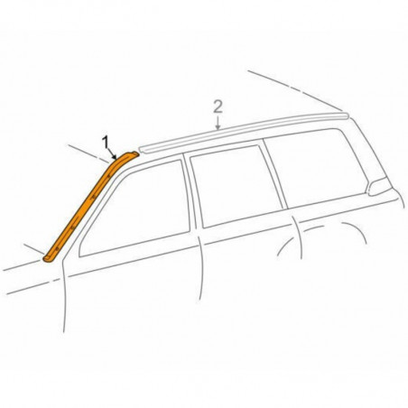 Right outer frame for Toyota Land Cruiser J15 - Original Toyota Land Cruiser