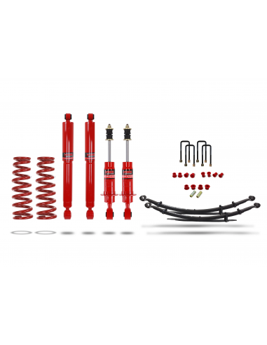 Full suspension +40mm +150kg Nissan Navara D40 (2005-2015) - PEDDERS