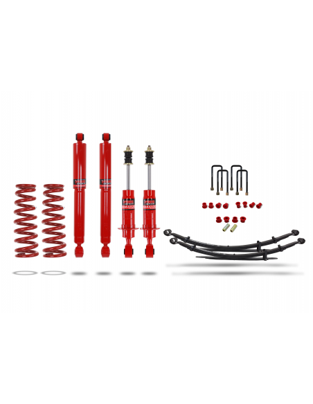 Kit de suspension complet renforcé +40mm pour Nissan Navara D40 (2005 - 2015) - PEDDERS
