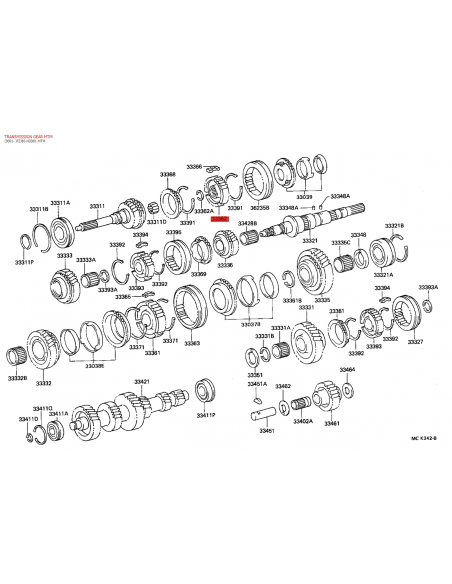 Inner Hub No.2 For Toyota Land Cruiser J8 - Original Toyota Land Cruiser