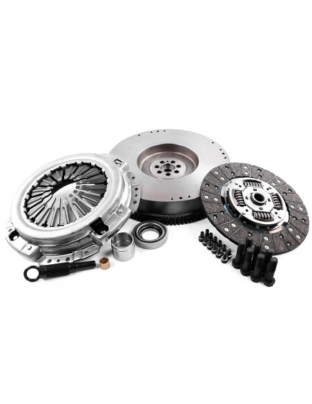 Kit d'embrayage renforcé Clutch Pro pour conversion en volant moteur monomasse Nissan Patrol Y61 / Terrano II (3.0)