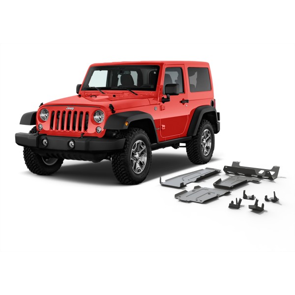 Kit of 5 6 mm protections Rival for Jeep...