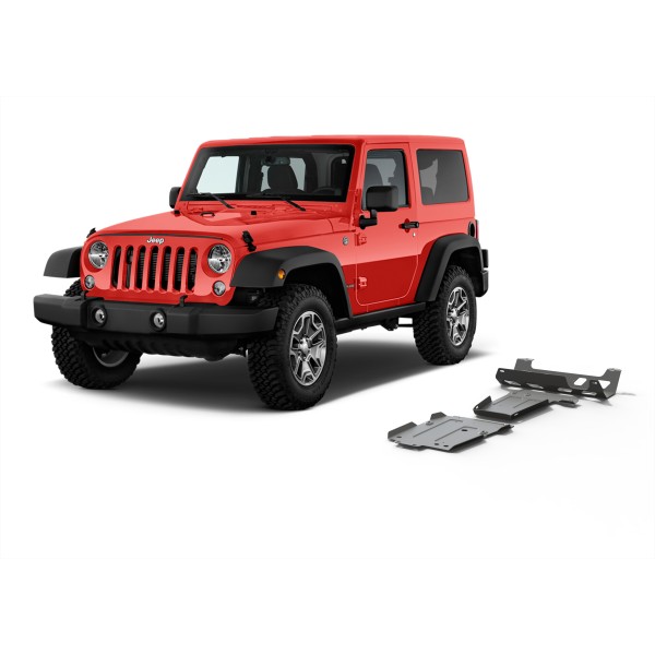 Kit mit 3 Schutzblechen 6 mm Rival für Jeep...