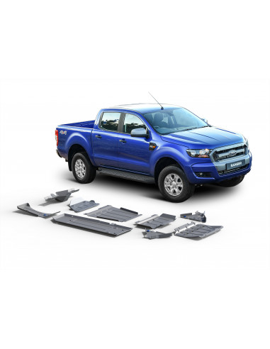 Kit 8 6 mm protections Rival for Ford Ranger PX 2012-2018