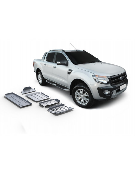 Kit of 5 4 mm protections Rival for Ford Ranger PX (2012 - 2022)