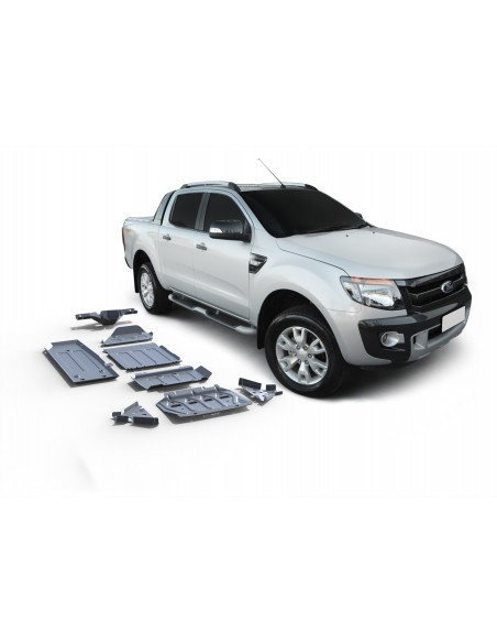 Kit de 7 protecciones 4 / 6 mm Rival para Ford Ranger PX (2012 - 2022)