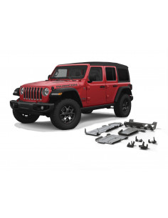 Kit de 5 proteções 6 mm Rival para Jeep Wrangler JL (5...