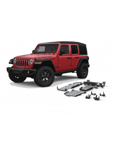 Kit de 5 proteções 6 mm Rival para Jeep...