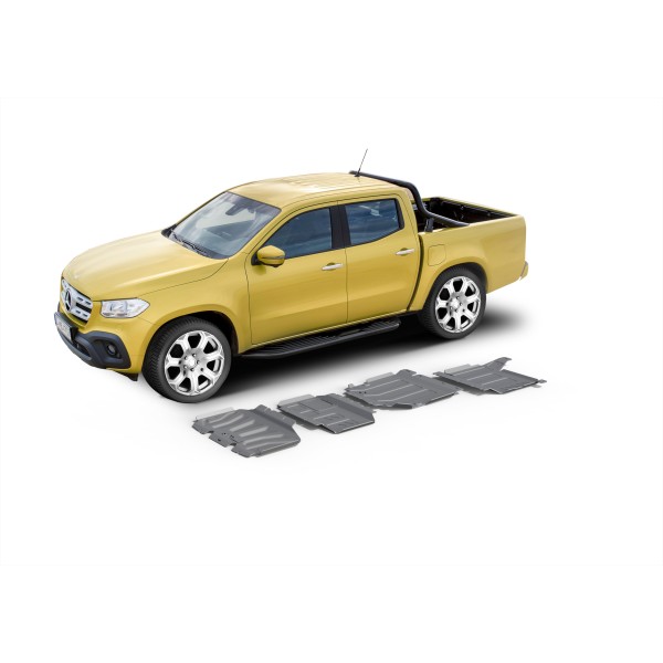 Kit mit 4 Schutzvorrichtungen 4 mm für Mercedes...